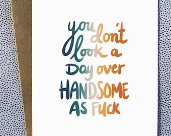 etsy birthday cards for him