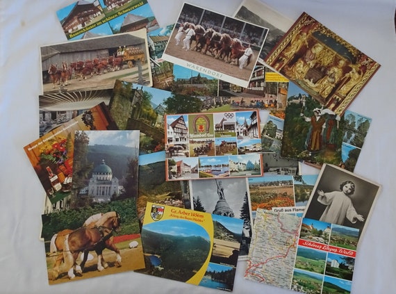 Vintage German Post Cards | Etsy