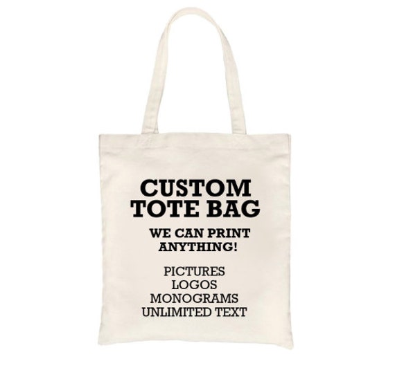 Custom Tote Bag-Bulk Tote Bags-Wholesale Totes-Cotton Canvas Book  Bag-Custom Wedding Totes-Event Tote Bag-Promotional Tote Bag