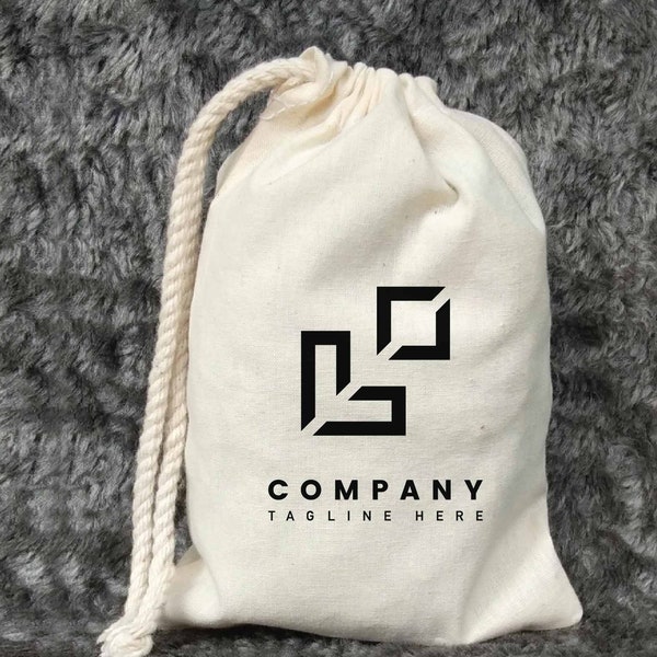 Logo Drawstring Bags Etsy