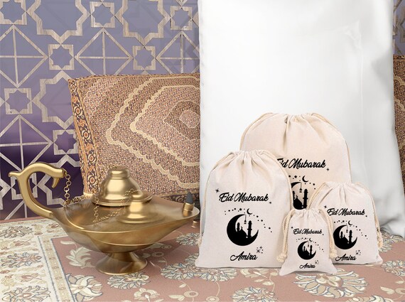 Personalisierte Eid mubarak Ramdan Kareem Tasche Eidi Gastgeschenk Tasche  Custom Eid Taschen Ramadan Kareem Gastgeschenke Ramadan Geschenk Islamische  Geschenke - .de