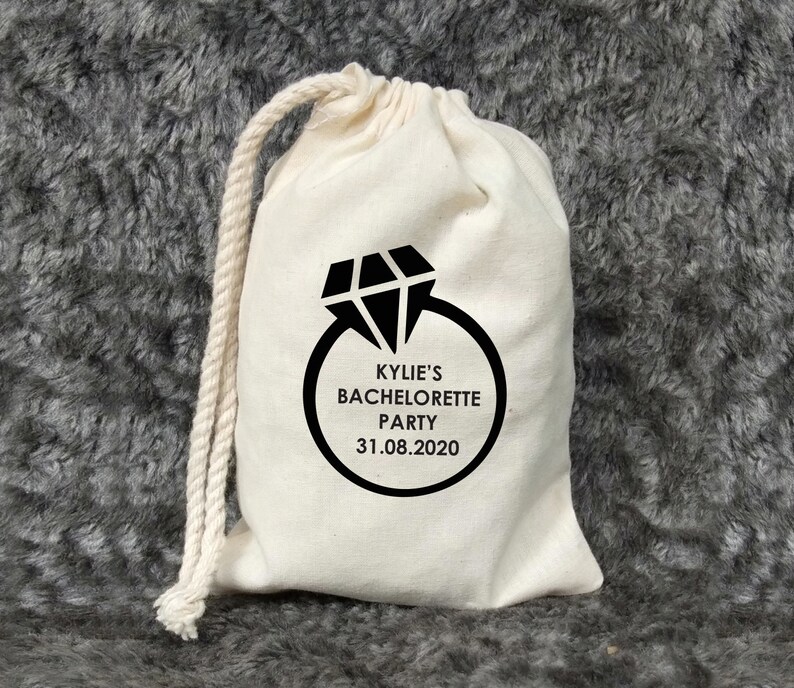 Ring Bachelorette Party Bag Bachelorette party Survival Kit favors Engagement Party Bridal Party Hangover Kit Engagement Gift image 3