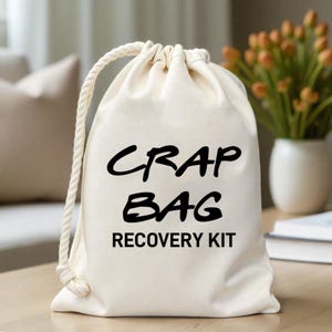 Crap Bag Recovery Kit - Friends Themed Bachelorette Party Favors - Bachelorette Party - Hangover kit - Las Vegas Hangover Survival  Kit