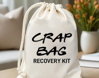 Crap Bag Erholungsset - Freunde unter dem Motto Junggesellinnenparty Gastgeschenke - Hangover Kit - Las Vegas Hangover Survival Kit