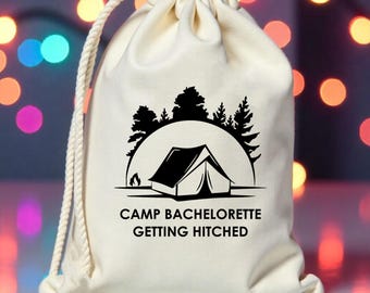 Acampamento de despedida de solteira se casando Lembrancinhas para festa de despedida de solteira Acampamento de despedida de solteira se casando Kit de glamping iluminado para meninas Fim de semana