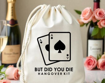 Vegas But Did You Die Hangover Kit - Bachelorette Party Gastgeschenke - Vegas Bachelorette Party - Hangover Kit - Las Vegas Hangover Survival Kit