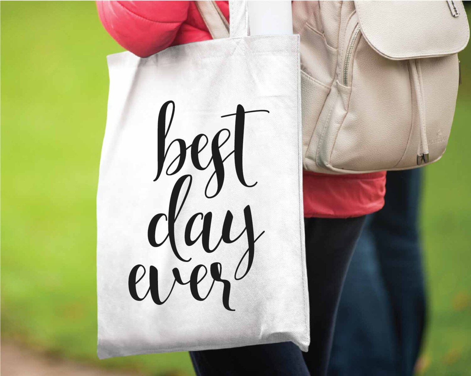 Best Day Ever Tote Bagwedding Tote Bag Bridal Shower Gift Etsy
