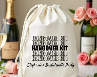 Kit para la resaca - Bolsas para despedida de soltera - Bolsas para el kit para la resaca - Kits personalizados para la resaca de despedida de soltera - Kits de recuperación personalizados - Recuerdos de boda - Despedida de soltera