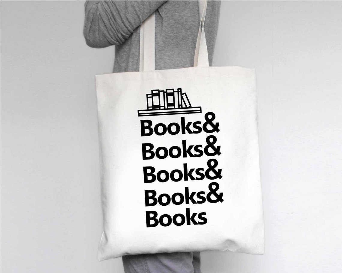 Book Tote Bagreading Gift for Book Loversbook Gift for Etsy