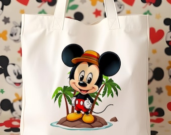 Sac fourre-tout voyage Disney personnalisé avec nom, sac fourre-tout Mickey, fourre-tout de voyage Disney, sac fourre-tout Mickey Minnie Mouse, sac fourre-tout en toile Disney, sac Minnie