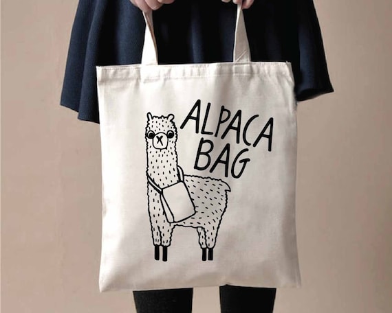 Alpaca tote bag cheap