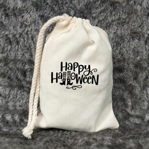 Happy Halloween Bags - Trick or Treat Bags - Personalized Halloween Bag-Halloween Treat Bags for Kids-Halloween pumpkin gift bag-Candy Bags