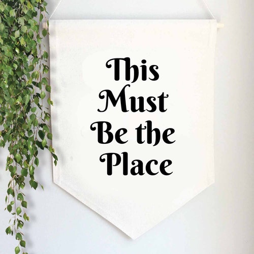 Canvas Banner Wall Hanging Book Quote Etsy