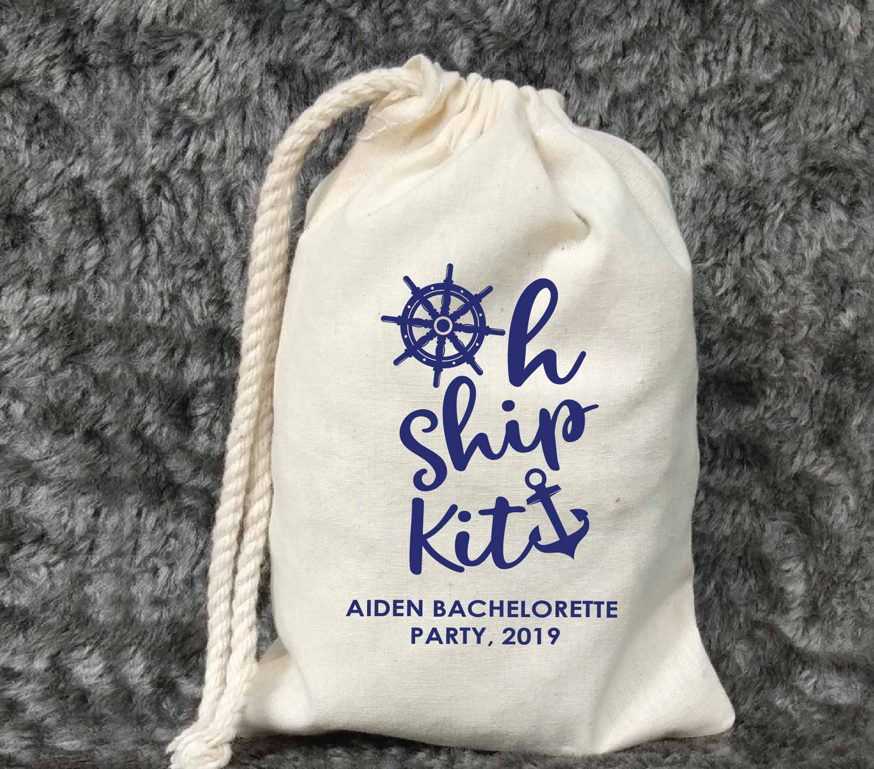 Oh Ship Kit-bachelorette Party Favor Bags-customized Recovery - Etsy