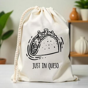 Just In Queso Wedding Welcome Bags-Fiesta Wedding Welcome Bag-Mexico Wedding Favor Bags-Fiesta Taco Wedding Favors-Taco Welcome Bags