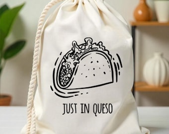 Just In Queso Wedding Welcome Bags-Fiesta Wedding Welcome Bag-Mexico Wedding Favor Bags-Fiesta Taco Wedding Favors-Taco Welcome Bags