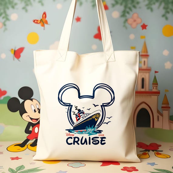 名前入りカスタムディズニー旅行トートバッグ、ミッキーミニートート