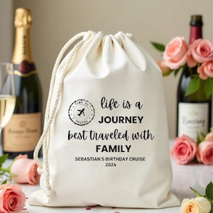 Gifts For Travelers Women Life Is A Journey Travel Lovers - Personalized Leather Journal 5.8 X Summer Gifts