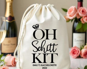 Oh Schitt Kit-Bachelorette Party Favor Bags-Benutzerdefinierte Bachelorette Hangover Kits-Benutzerdefinierte Genesungs Kits-Bachelorette Party Taschen-Bach Party Favors