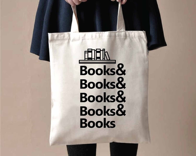Book Tote Bagreading Gift for Book Loversbook Gift for Etsy