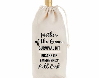 mother of the groom wine bag,wine gift bag-wedding gift-hostess gift-engagement Wine Bag-Party Decor-Bride to-Gift for Her-Wedding Gift