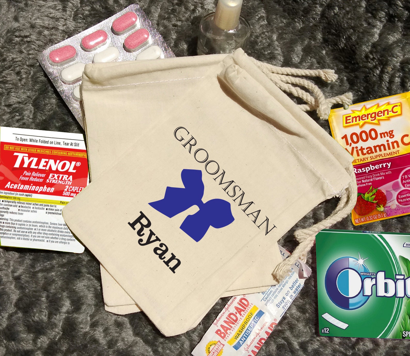 Groomsman Kit Best Man Gift Bags Wedding Thank You Bags Etsy