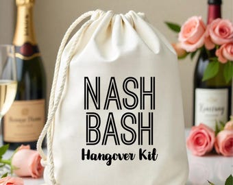 Juego de 50 bolsas - Kit para la resaca de Nash Bash - Despedida de soltera en Nashville - Kit para la resaca - Bolsas de recuerdos de Nashlorette - Kit de supervivencia - Despedida de soltera