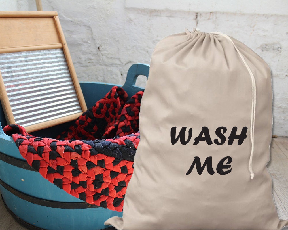 Wash Me Funny Laundry Bag Large Laundry Bag Dorm Hamper Etsy New Zealand
