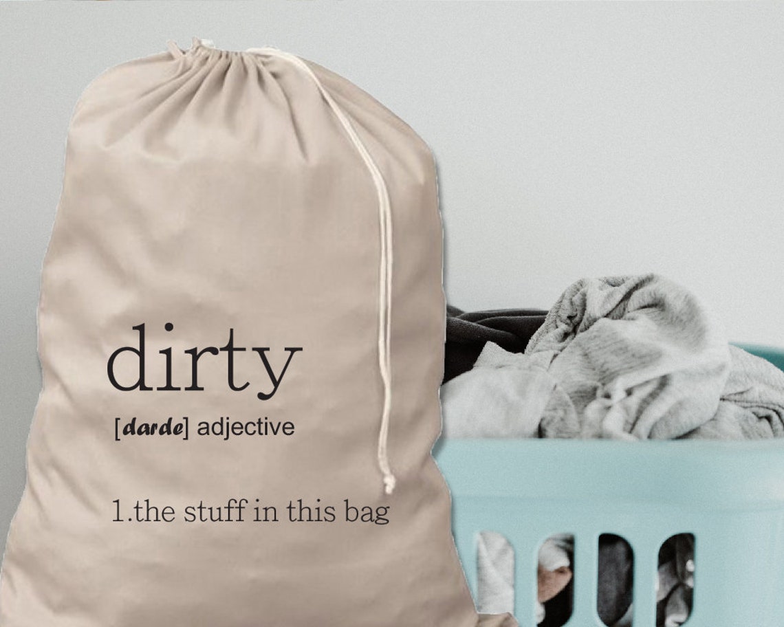 Dirty Large Laundry Bag Customized Funny Laundry Bag Dorm Etsy