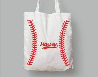 Weiße Baseball Canvas Tragetasche-Mama Sporttasche-Baseballtasche-Muttertagsgeschenk-Muttertagsgeschenk-Geschenk für Mama-Baseball Mama Handtasche