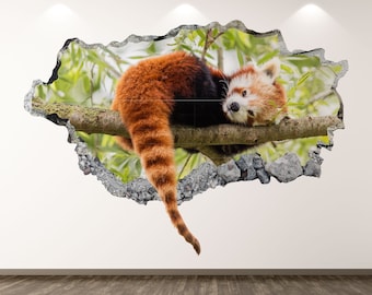 Panda Wall Decal Panda Wall Art Panda Wall Decor Panda Vinyl Sticker Panda Decal Nursery Amazing Animal Kids Decal Panda Wall Sticker PN0020