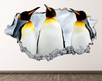 WM46078 60 in H x 40 in W Wallmonkeys Penguin Wall Decal Peel and Stick Animal Graphics WM46078 60 in H x 40 in W Wallmonkeys Penguin Wall Decal Peel and Stick Animal Graphics