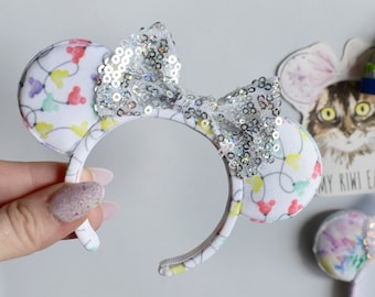 Lumières de Noël réfrigérateur aimant souris oreilles Minnie inspiré