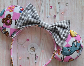 RTS Ratatouille inspired Minnie Mouse ears headband