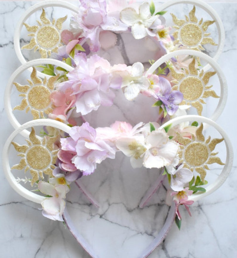Rapunzel Tangled Inspired 3D Printed Glitter Floral Lightup Etsy