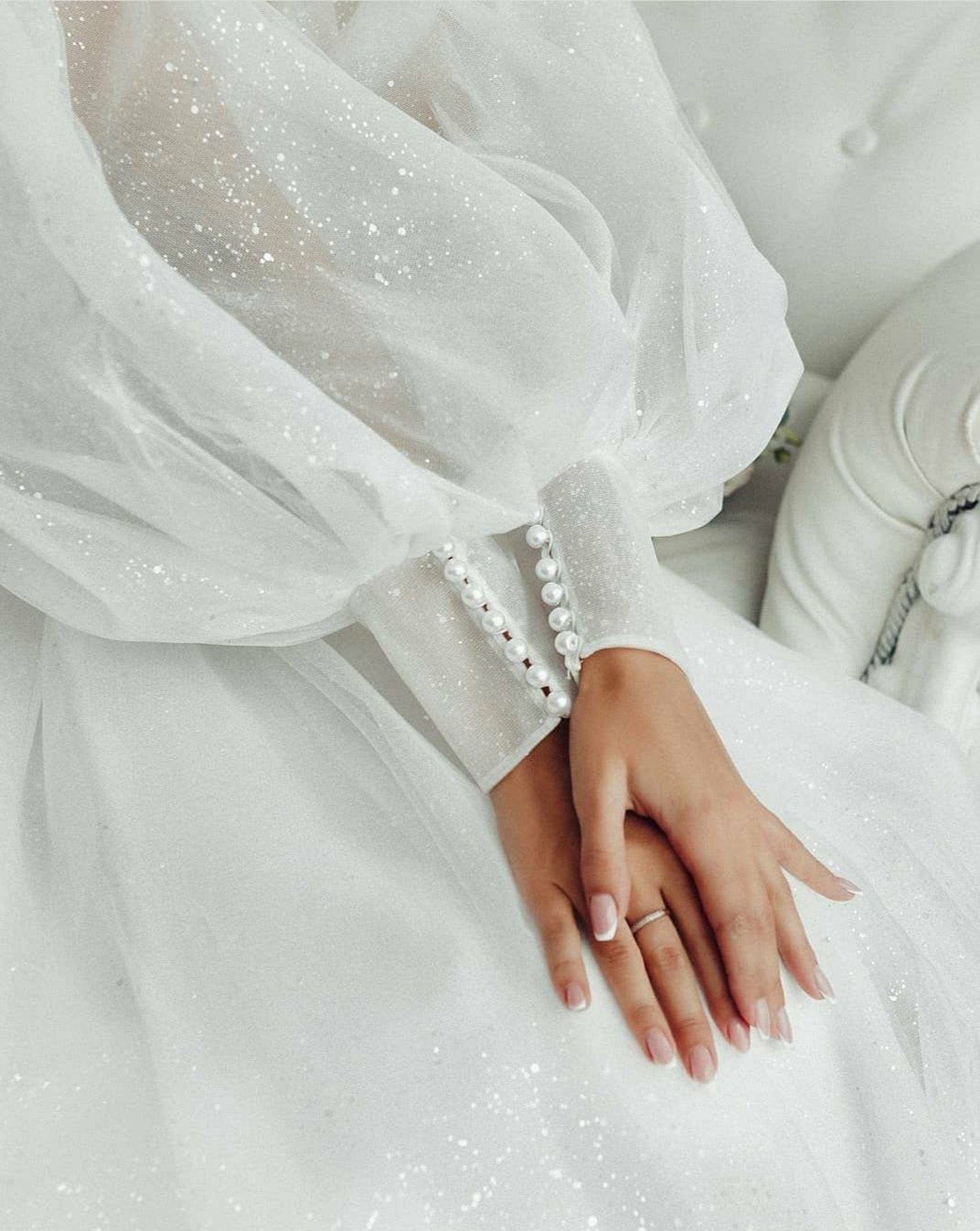 Detachable Tulle Puff Sleeves for Wedding Dressbicep Wedding Etsy