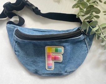 Kids Bum Bag - Kids Waist Bag - Children's Bum bag - Children's waist bag - Kids bumbag, Kids Denim bum bag, Children's Banana bag