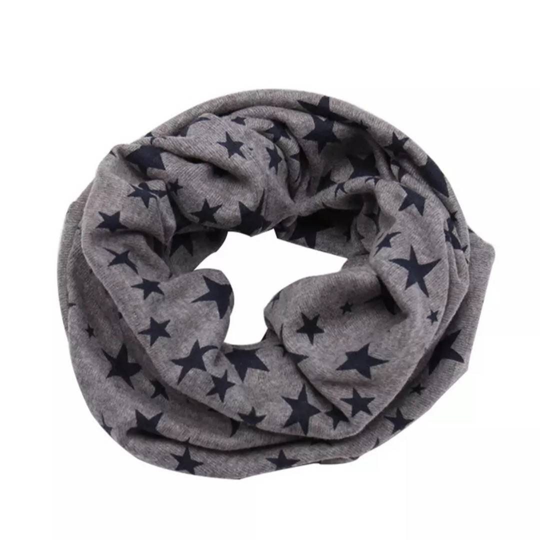 Children's Star Snood Grey Snood Neck Scarf Neck - Etsy UK