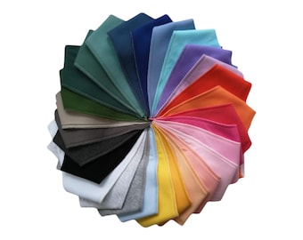 Baberos de algodón hechos a mano: colores brillantes, babero absorbente tipo bandana