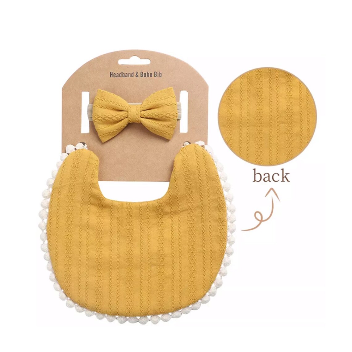 Baby Bib and Headbands/reversible Bib/boho Bib/vintage Etsy UK