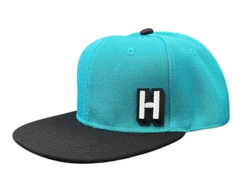 Gorra snapback personalizada para niños con inicial / Gorra infantil personalizada / Gorras de béisbol para bebés y niños / Regalo de cumpleaños para niños y niñas