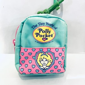 Bolsa de mão vintage Bluebird Polly Pocket Mini de 1989