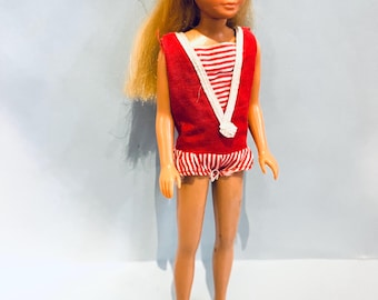 1970s Vintage Mattel Barbie Ken Skipper Teenage Doll | With outfit |