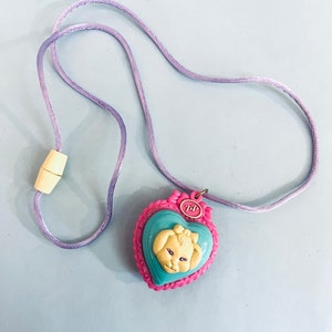 1994 Vintage Bluebird | Polly Pocket |  RARE | Pollys Puppy Pendant | locket Necklace | 100 % Complete | Beautiful Condition |