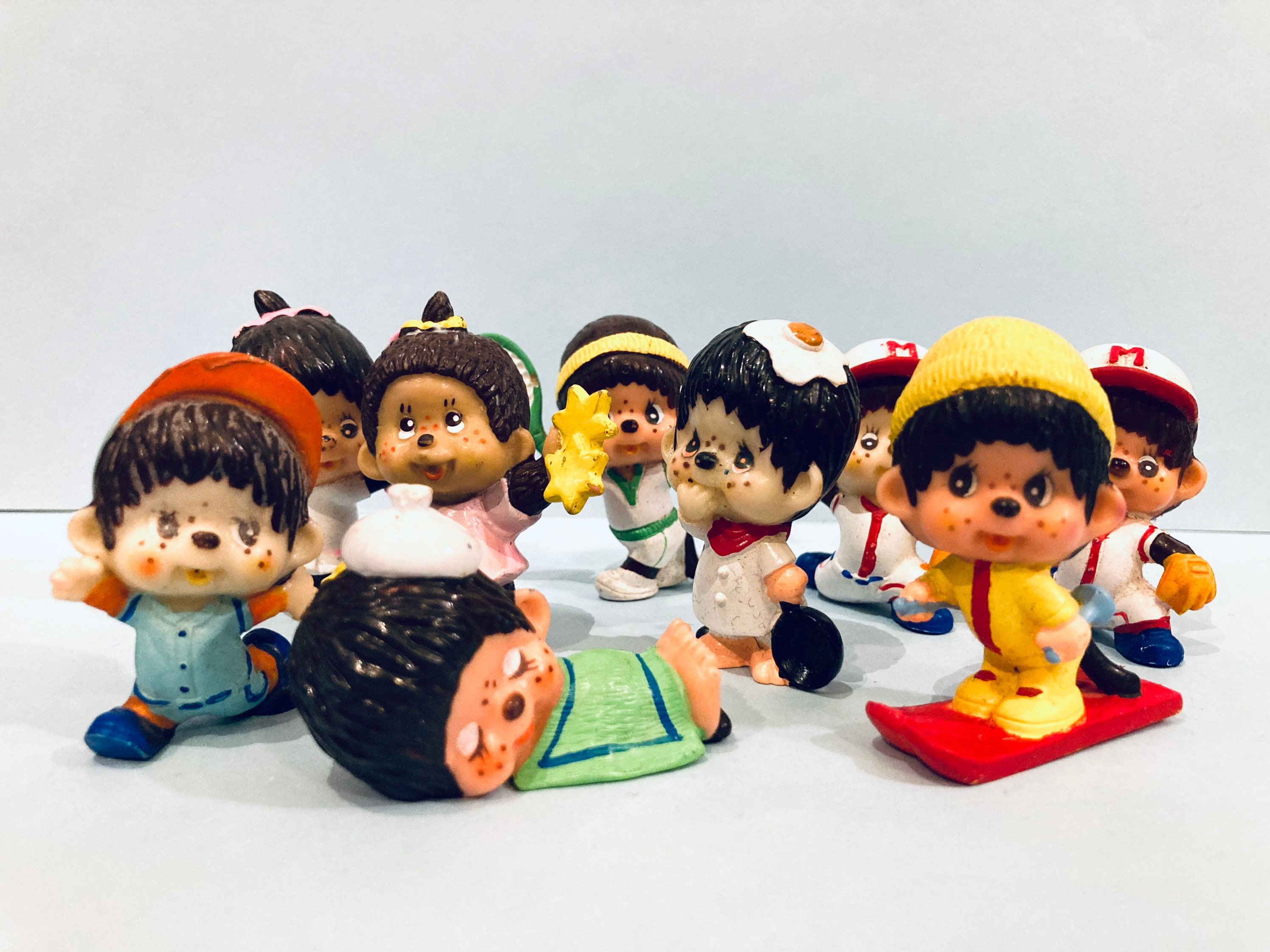 もらって嬉しい出産祝い 1970 年代のヴィンテージ フィギュア プレイ モンチッチ PVC その他