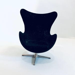 1960s Vintage | Original Lundby| Brio Danish Design Arne Jakobsen Chair | The Egg | | 1:16 Scale | Retro Doll House Furniture