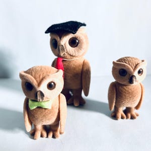 1980s | RARE Vintage Forest Family | Sylvanians | Sylvanian Family | Owl Family | Retro Plus Figures | Sylvanian Families |