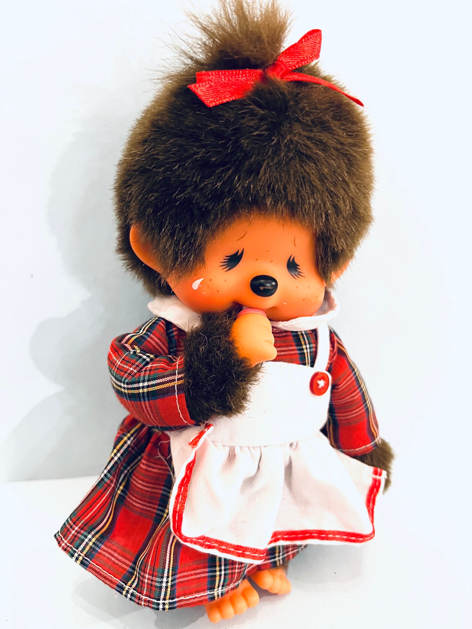 1970s Vintage Original Bølle | Boelle | Monchhichi | With Original Outfit | Sekiguchi