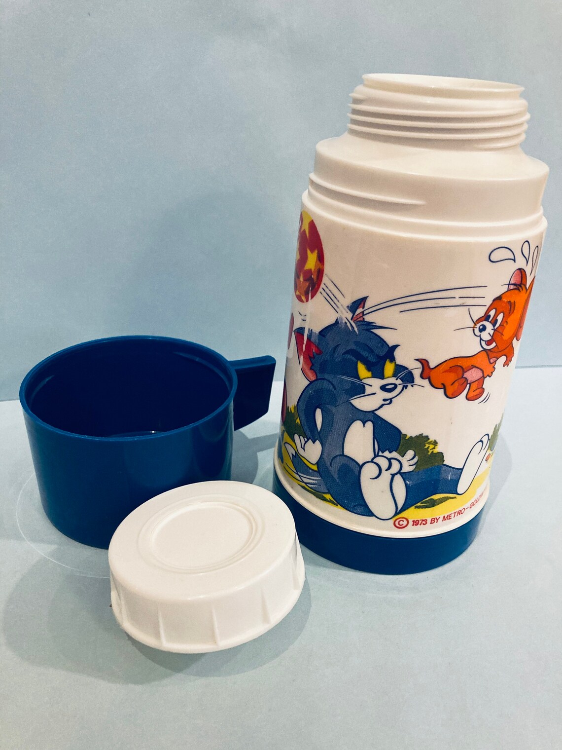 Vintage 1972 Rare Aladdin Industries LTD Thermos Flask Tom & Etsy