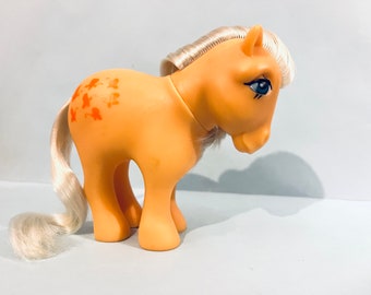 RARE vintage des années 1980 My Little Pony G1 | Exclusivité Italie | Yeux brossés à l'air | caramel au beurre | italien | Exclusivité Euro | Hasbro | Nirvana|